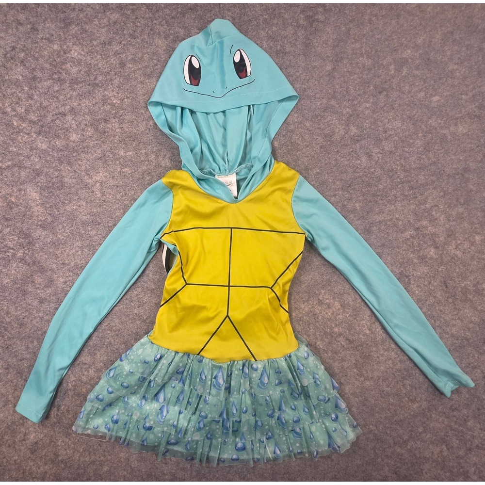 Pokemon Squirtle Costume Dress Girls Small Rubies Halloween Cosplay Blue Rare
